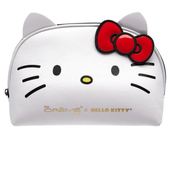 The Crème Shop x Sanrio Handbags - Hello Kitty x The Crème Shop Dome Makeup Travel Pouch (Red)
